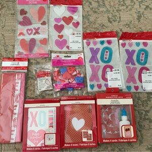 Valentine’s Day craft and party supplies bundle